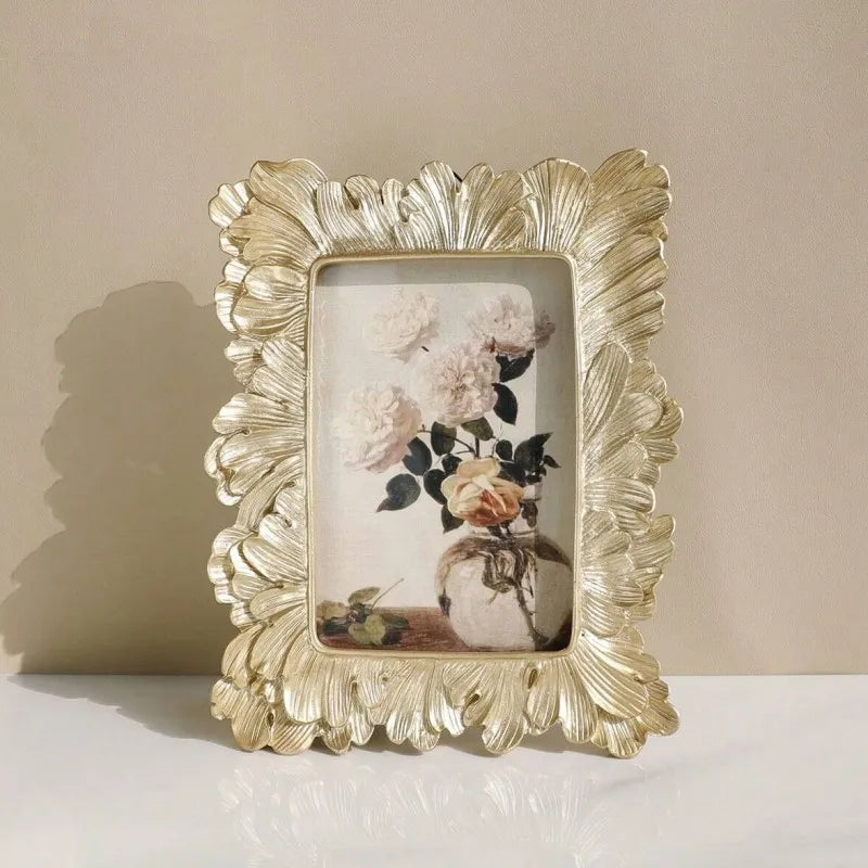 1PCS Resin Vintage Photo Frame European Style Photography Background