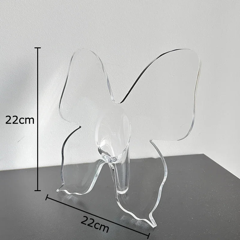 Creative Butterfly Vase Flowers Pot Desk Decoration Flower Arrangement