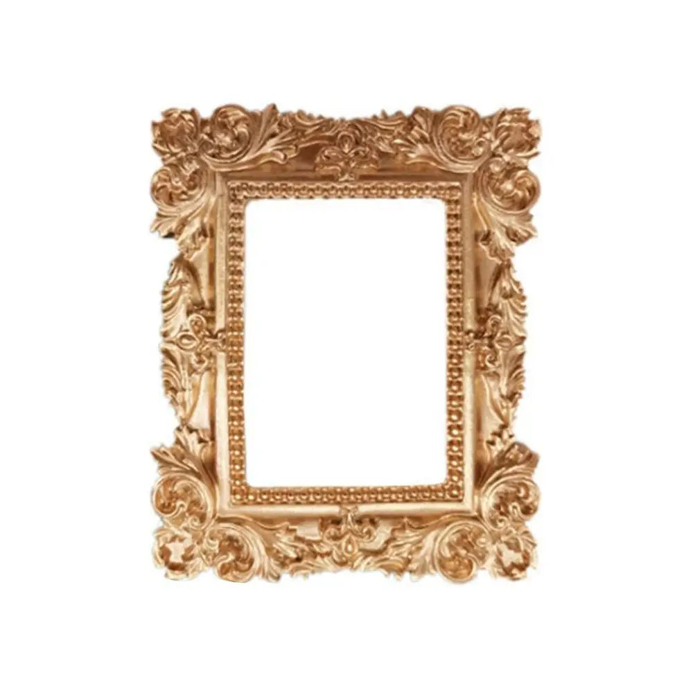 Wall Decoration Vintage Golden Retro Photo Frame
