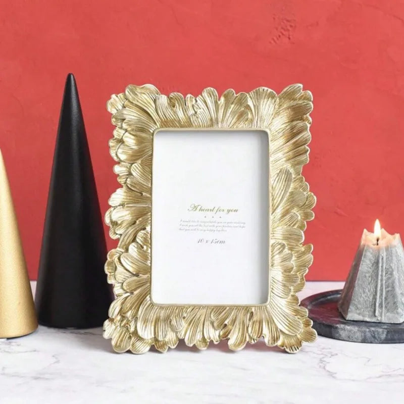 1PCS Resin Vintage Photo Frame European Style Photography Background