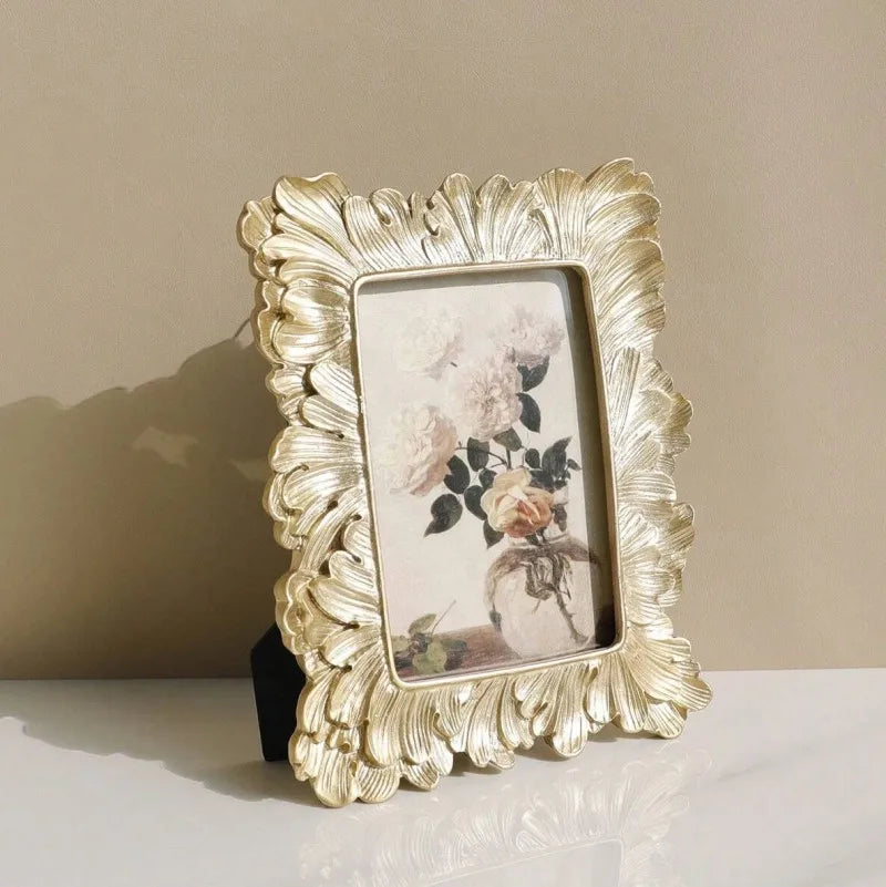 1PCS Resin Vintage Photo Frame European Style Photography Background