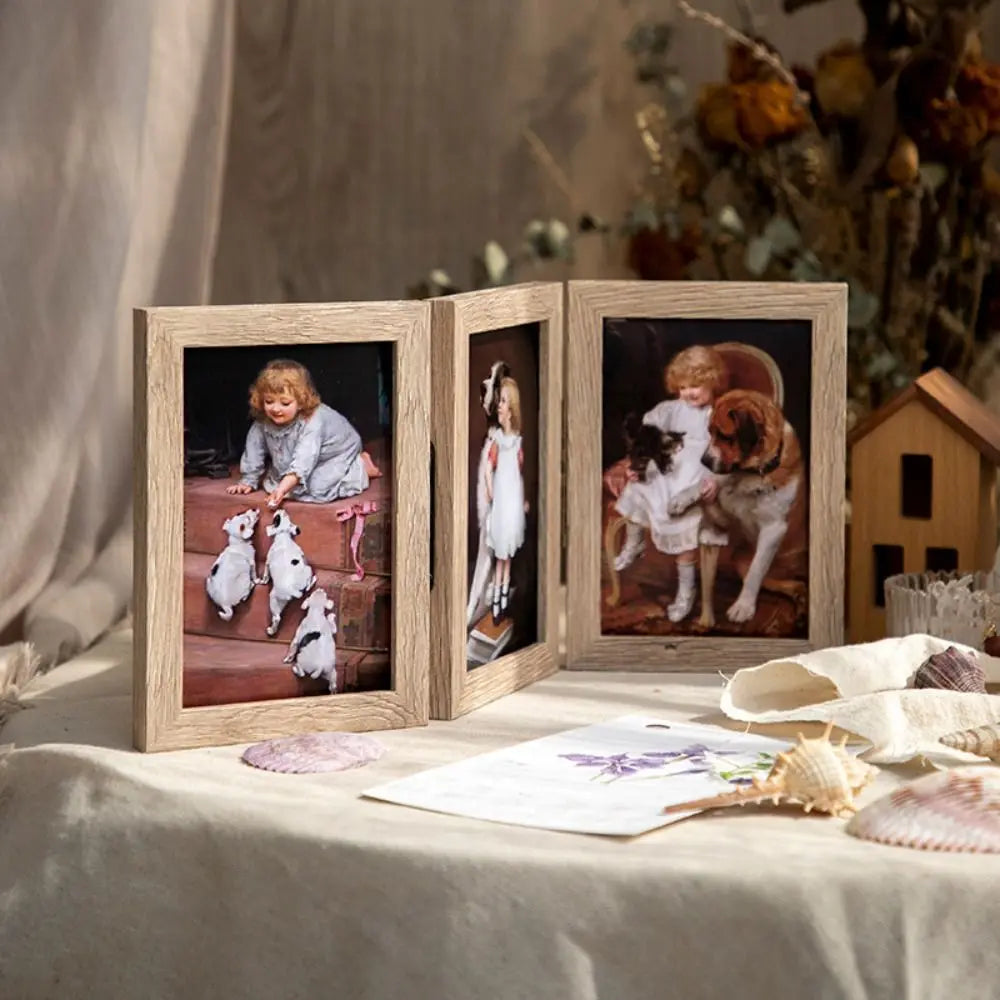 Home Decoration 6/7/8 Inch Photo Frame Stand Folding Creative Picture Frame