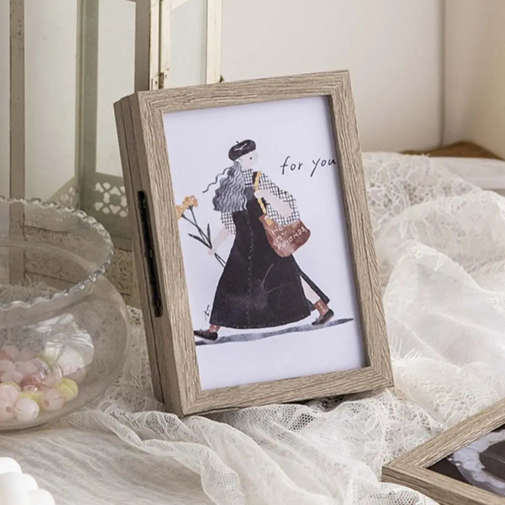 Home Decoration 6/7/8 Inch Photo Frame Stand Folding Creative Picture Frame
