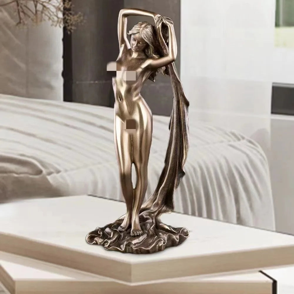 New Creative Resin Goddess Home Decor Living Room Desktop Resin Crafts Sculpture Ornament