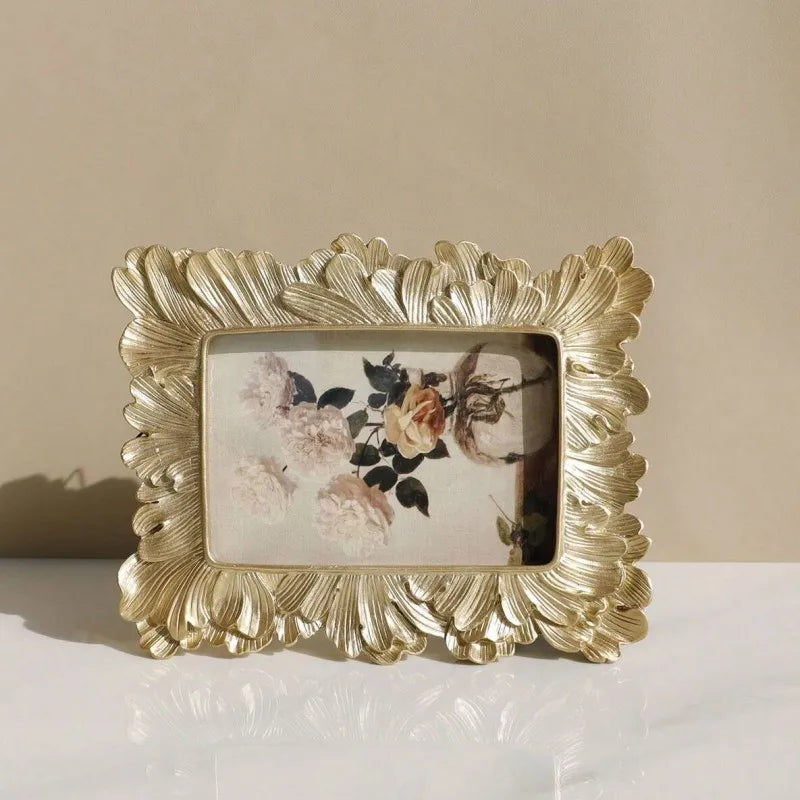 1PCS Resin Vintage Photo Frame European Style Photography Background