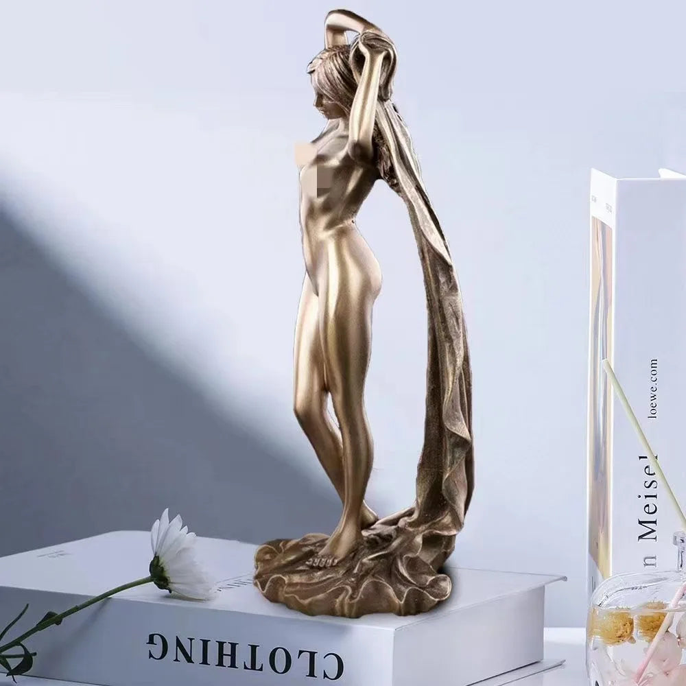 New Creative Resin Goddess Home Decor Living Room Desktop Resin Crafts Sculpture Ornament