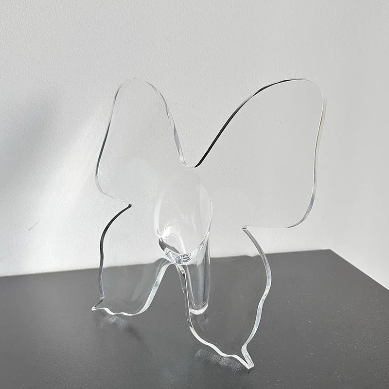 Creative Butterfly Vase Flowers Pot Desk Decoration Flower Arrangement