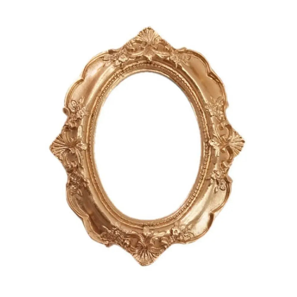 Wall Decoration Vintage Golden Retro Photo Frame