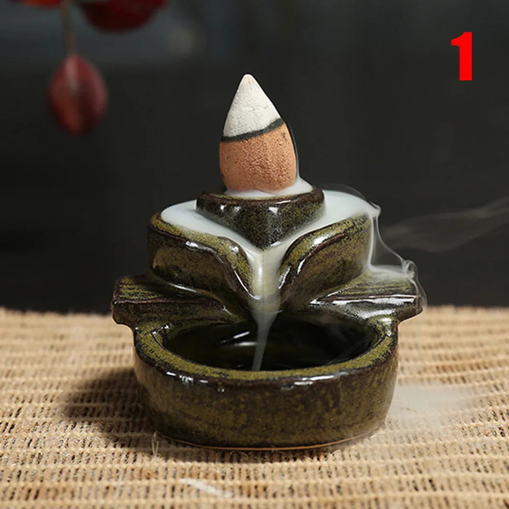 Waterfall Backflow Incense Burner Incense Fountain Incense For Home Decor