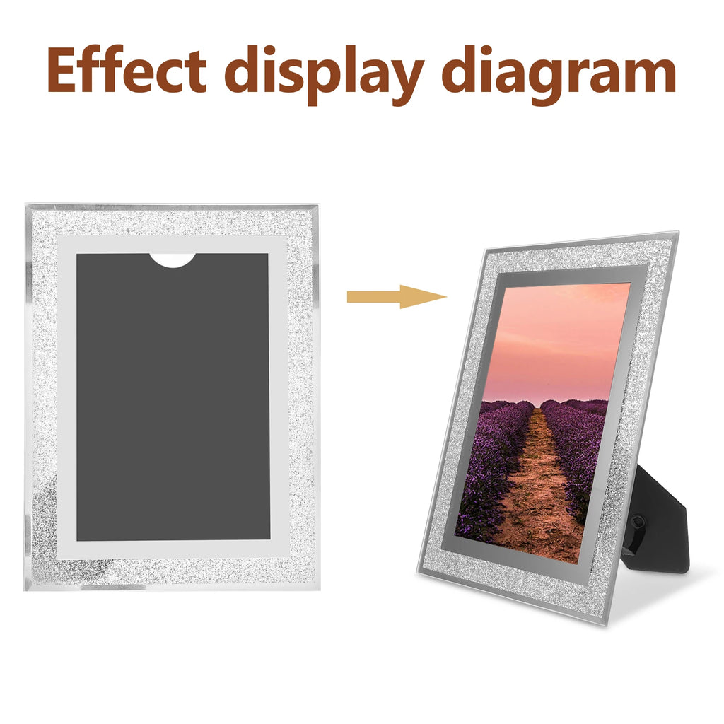 European Glass Photo Frame Commemorative Photo Frame Crystal Picture Frame