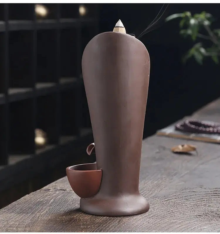 Ceramic Waterfall Incense Burner, Waterfall Incense Burner Holder,