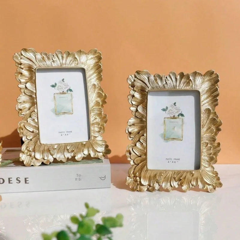 1PCS Resin Vintage Photo Frame European Style Photography Background