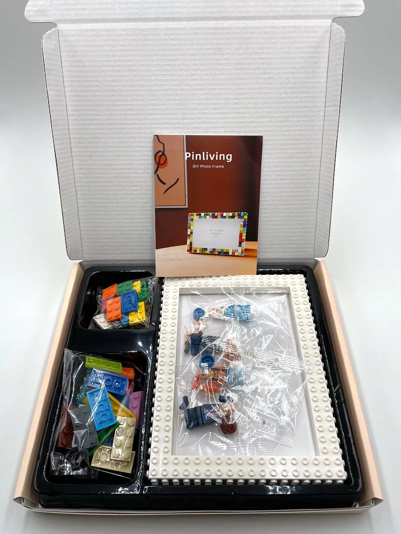 DIY Clourful Building Blocks Photo Frame For Home Decoration