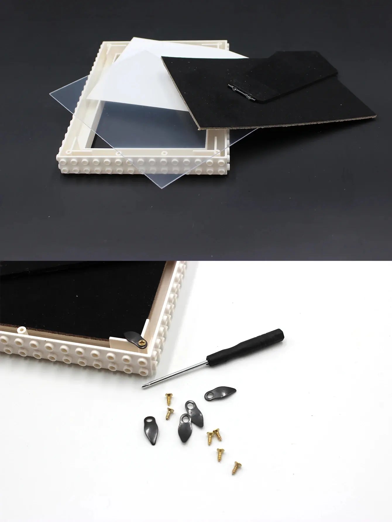 DIY Clourful Building Blocks Photo Frame For Home Decoration