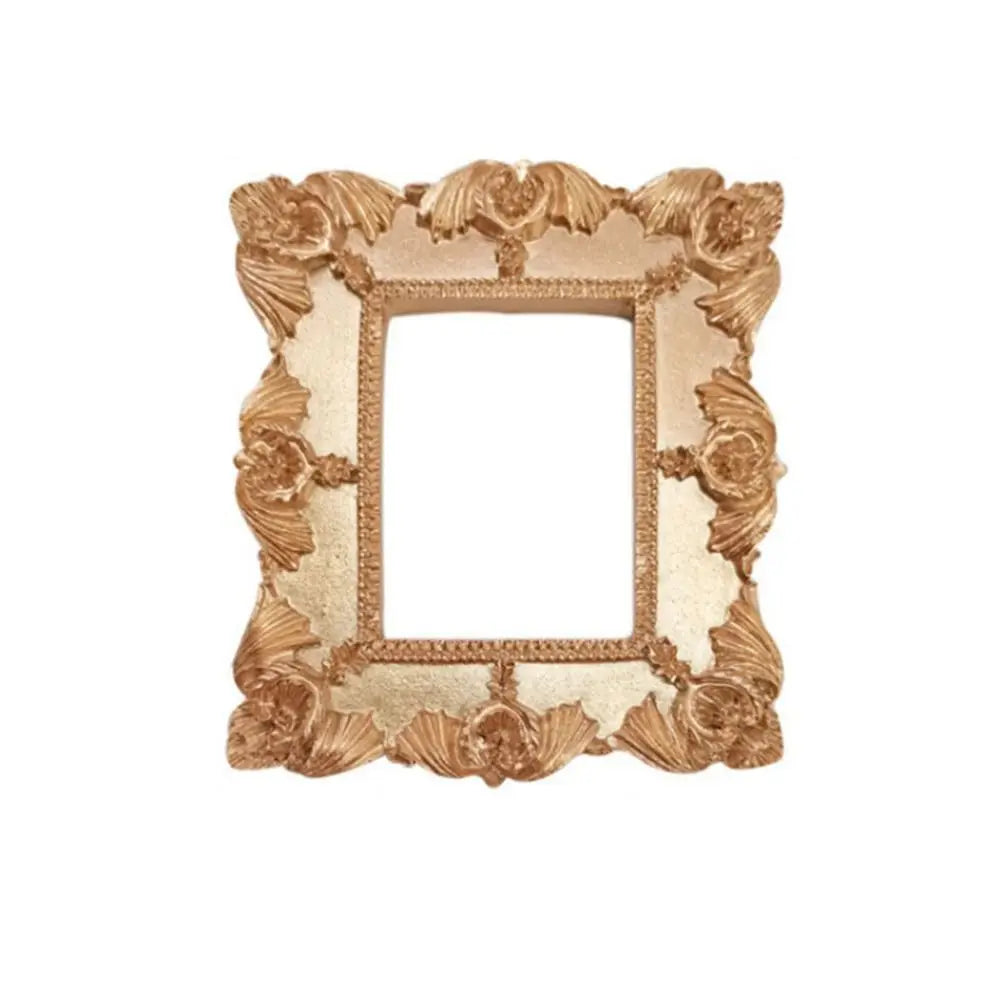 Wall Decoration Vintage Golden Retro Photo Frame