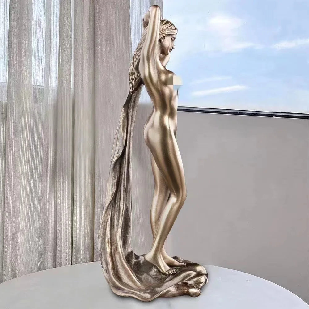 New Creative Resin Goddess Home Decor Living Room Desktop Resin Crafts Sculpture Ornament