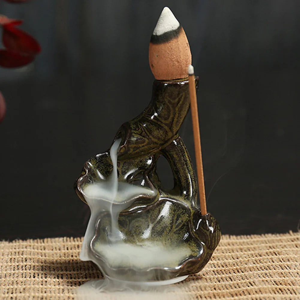 Waterfall Backflow Incense Burner Incense Fountain Incense For Home Decor