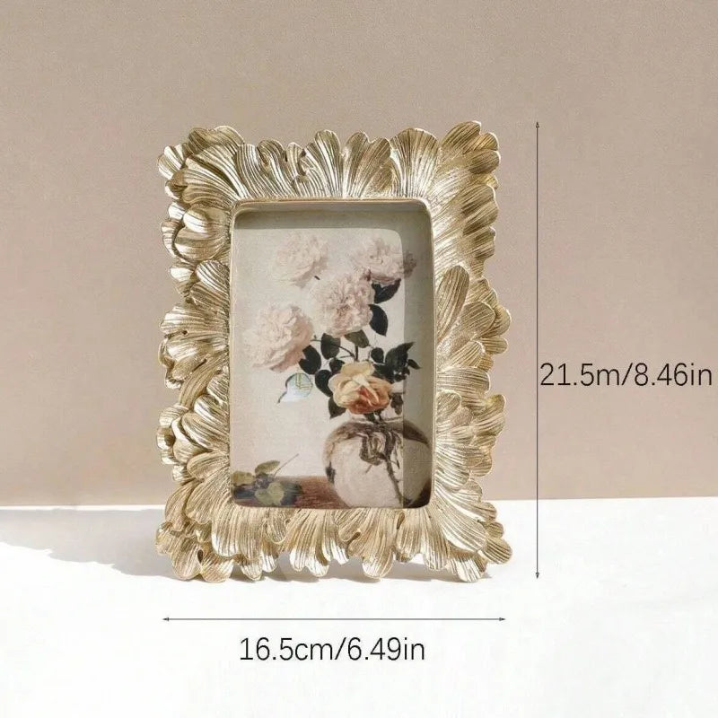 1PCS Resin Vintage Photo Frame European Style Photography Background
