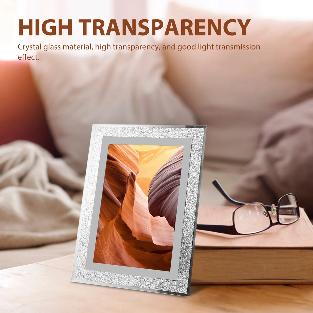 European Glass Photo Frame Commemorative Photo Frame Crystal Picture Frame