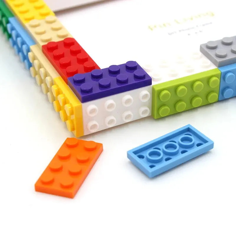 DIY Clourful Building Blocks Photo Frame For Home Decoration