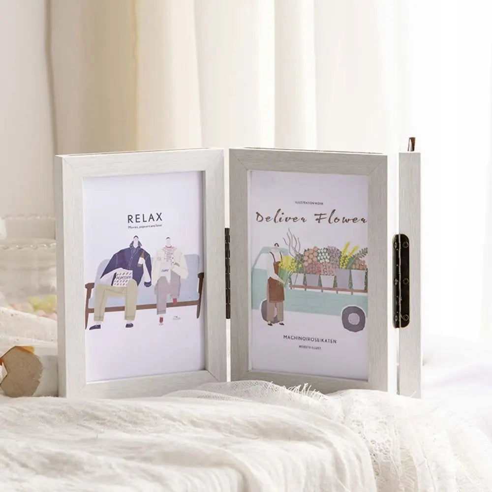 Home Decoration 6/7/8 Inch Photo Frame Stand Folding Creative Picture Frame
